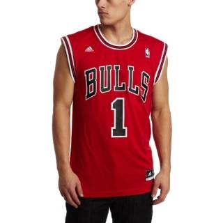   Chicago Bulls Derrick Rose Revolution 30 Home Replica Jersey: Clothing