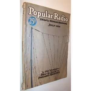  Popular Radio Magazine (1924) Kendalll banning Books