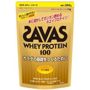  SAVAS Whey Protein 100 Banana flavor   350g: Health 