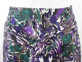 ELIE TAHARI Silk Multicolor Floral Pencil Skirt Sz 0  