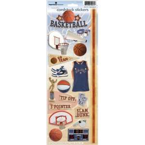  Paper House Cardstock Stickers Basketball 2   622045 