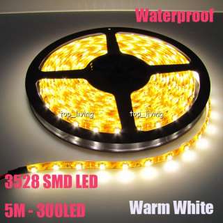   Waterproof 3528 SMD LED Flexible Strip Light 60LED/M DIY Auto  
