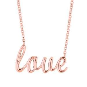  Gold over silver Expression Love Necklace Jewelry