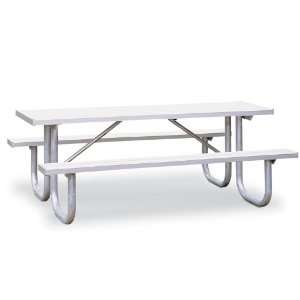   Brands XDA8G 8 Heavy Duty Aluminum Plank Table: Patio, Lawn & Garden