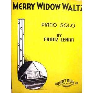  Merry Widow Waltz Piano Solo Franz Lehar Books