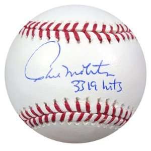  Paul Molitor Autographed/Hand Signed MLB Baseball 3319 Hits 