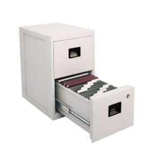  Two Drawer Fireproof File Dove Gray: Office Products