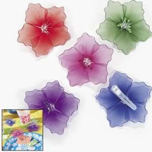  Bright Flower Clips   Party Decorations & Room Decor 