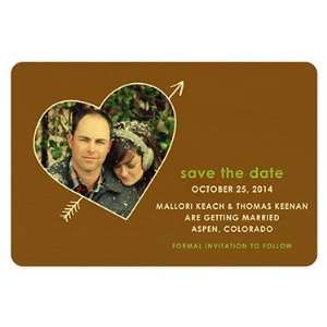  Heart Photo Frame Save the Date   Real Wood Wedding 