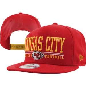  Kansas City Chiefs Red/Yellow New Era 9FIFTY Lateral 