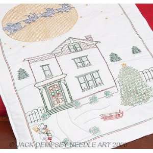  Victorian Christmas Lap Quilt Top   Embroidery Kit: Arts 