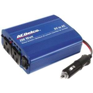  ACDelco 59 202 200 Watt Power Inverter With Two AC Outlets 