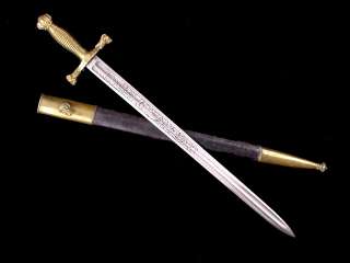 VERY NICE FRENCH NATIONAL GUARD OFFICER SWORD 2ND EMPIRE  