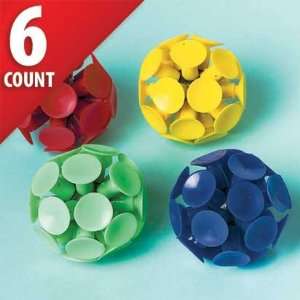  Suction Cup Balls 6ct Toys & Games