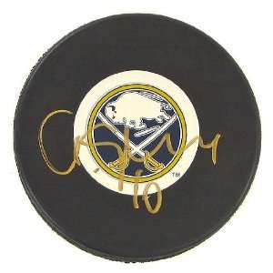  Christian Ehrhoff Autographed Buffalo Sabres Hockey Puck 