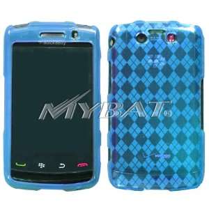  Baby Blue Argyle Pane Candy Skin Cover for BlackBerry 9550 