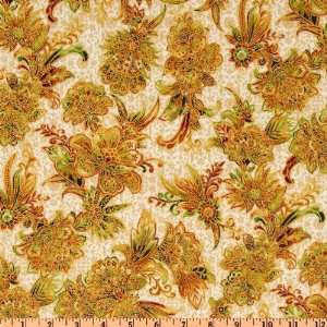   To India Floral Spice Fabric By The Yard Arts, Crafts & Sewing