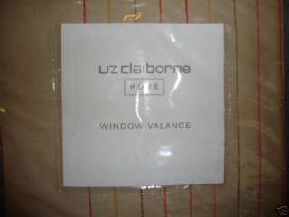 LIZ CLAIBORNE~LANAI~ONE WINDOW VALANCE~NEW  