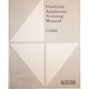  Pesticide Applicator Training Manual A Training Manual 