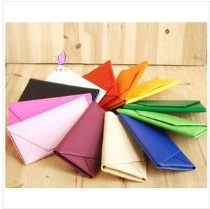   Envelope Purse Clutch PU Leather Hand Shoulder Bag 18 Colors W014