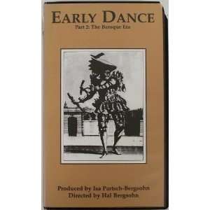   Early Dance Part 2  The Baroque Era [VHS] Hal Bergsohn Movies & TV