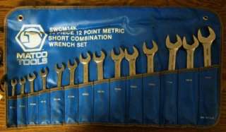   SWCM14K 14 Piece 12 Point Metric Short Combination Wrench Set 6 19 mm