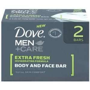   Men +Care Extra Fresh Body & Face Bar 2x4.25