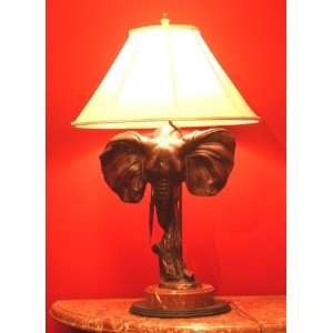   SRB64080Lamp Elephant Lamp Bronze 