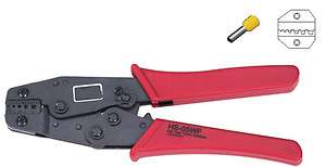 NIB Insulated and Non insulated Ferrules Ratchet Plier Crimper 0.5 