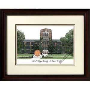 Central Michigan University Alma Mater Framed Lithograph