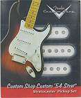 Fender 54 Strat Guitar Pickups Custom Shop Set NEW