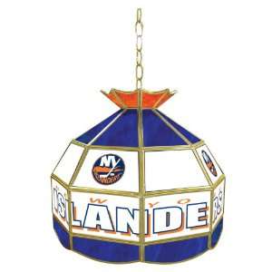  NHL New York Islanders Stained Glass Tiffany Lamp   16 