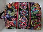 Vera Bradley Symphony In Hue or Deco Daisy Large Cosmetic Bag NWT