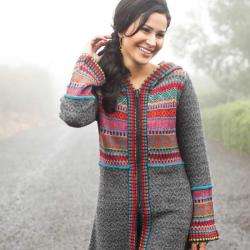 Womens Alpaca Knit Hooded Sweater (Peru)  Overstock