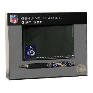 Team Sports St. Louis Rams TriFold Wallet with Pen Gift Set  