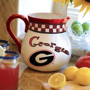  University of Georgia Bulldogs Ceramic Drink Pitcher