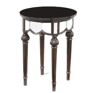 Hillsdale   Regal Elegance Mirrored Console Table with Black Granite 