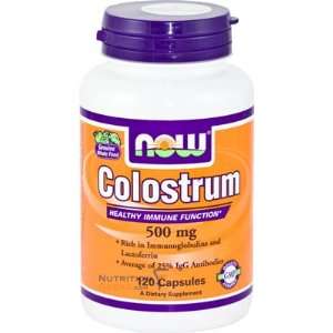  Now Colostrum 500mg, 120 Capsule