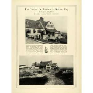 1927 Print Reginald Fincke Home Southampton Long Island New York 