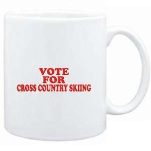  Mug White  VOTE FOR Cross Country Skiing  Sports