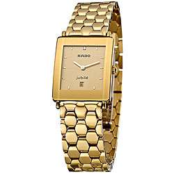 Rado DiaStar Jubile Goldtone Steel Quartz Watch  