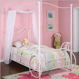  Powell Princess Emily Canopy Bed: Furniture & Decor