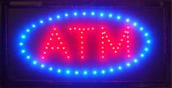   LIGHT LIGHTED OPEN SIGN 19X10 ON/OFF SWITCH & CHAIN BEST VALUE  