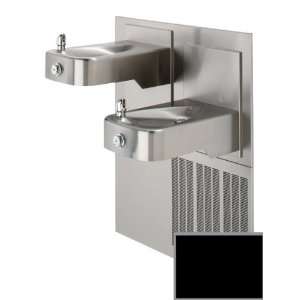   Steel electric drinking fountains with antimicrobial protection, and