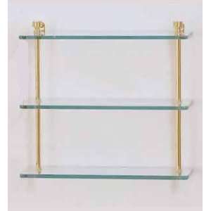  Allied Brass Foxtrot 22 Triple Glass Shelf