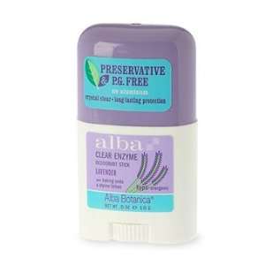  Deodorant Stick Lavender .5 oz Alba Botanica Health 