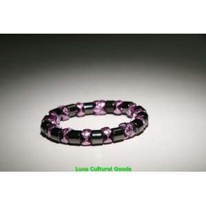  Magnetic Hematite Purple Bracelet   HB023: Health 