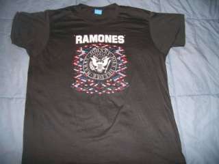 vtg RAMONES 1979 concert tour t shirt LARGE L rare soft  