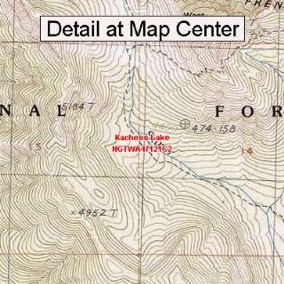   Map   Kachess Lake, Washington (Folded/Waterproof)