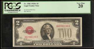 1928 A $2 DOLLAR BILL SEMI KEY UNITED STATES LEGAL TENDER NOTE Fr 1502 